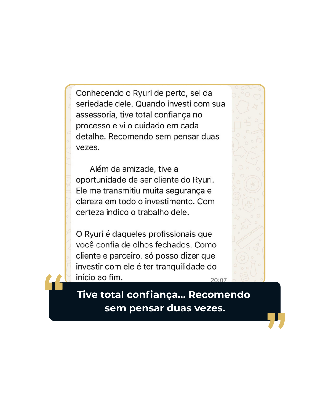 Depoimento de cliente 4